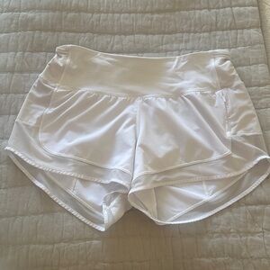 lululemon athletica White Athletic Shorts